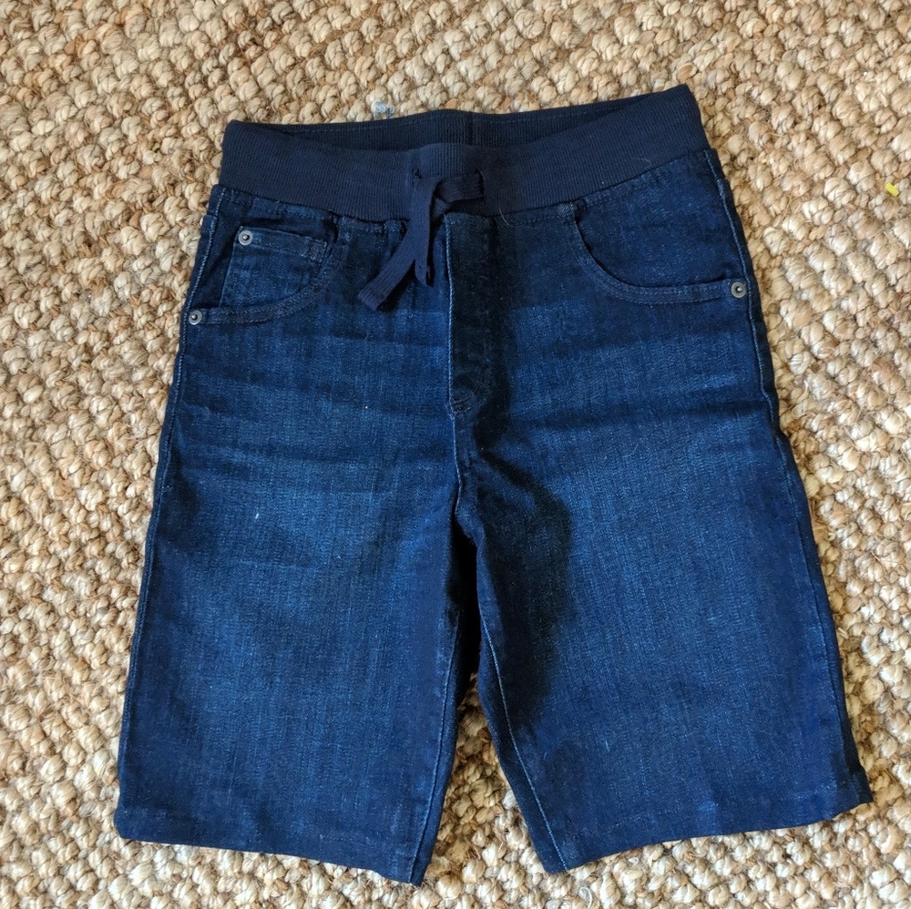Gymboree•Denim Pull Up Drawstring Adaptive Short